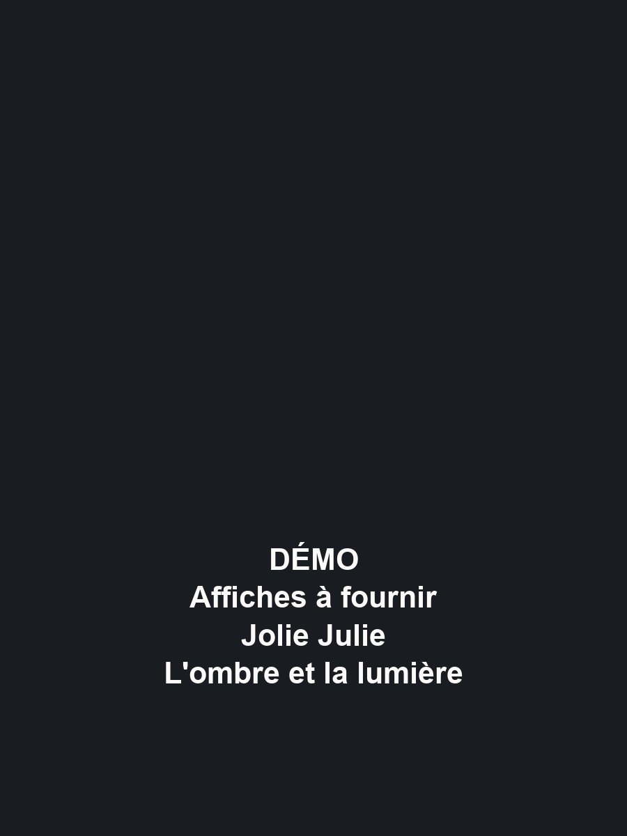 Démo : affiches des courts métrages