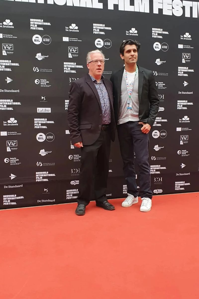 Christophe Weigert sur le tapis rouge du Brussels International Film Festival