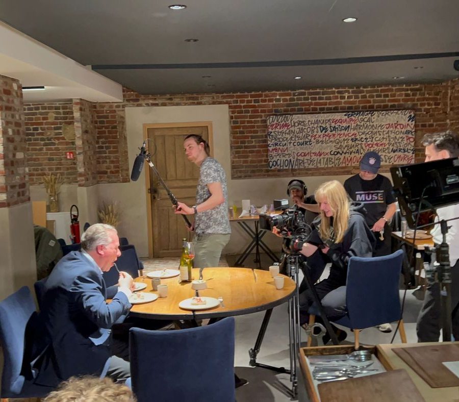Christophe Weigert sur un plateau de tournage
